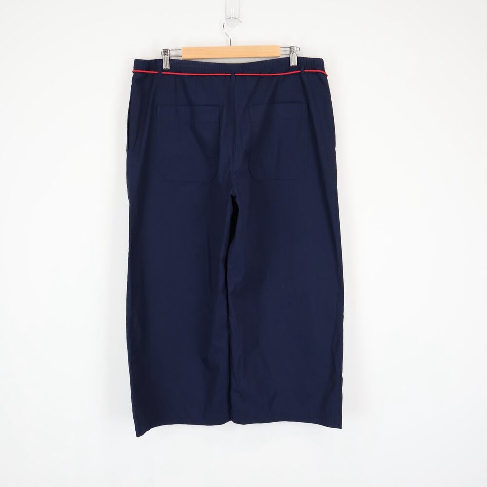 J.Crew Luna Utility Pant Navy Blue Removable Paracord Belt Size Large NWT - Picture 7 of 8